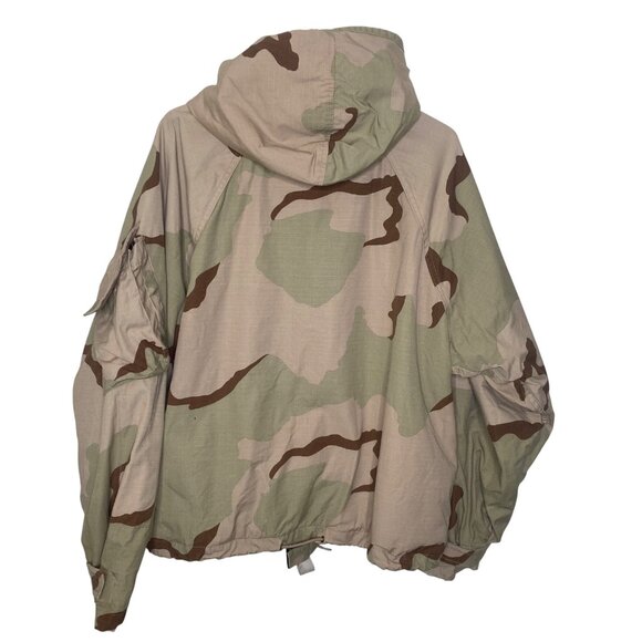 U.S. Military Desert Camouflage Ripstop Hooded‎ Jacket Mens XL Field - Picture 3 of 12